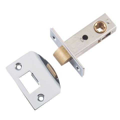 Tradco TRA9579 Tube Latch Splt Cam 'd' Strike Chrome Plate Bset 45mm