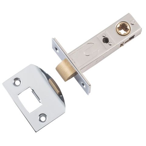 Tradco TRA9580 Tube Latch Splt Cam 'd' Strike Chrome Plate Bset 60mm