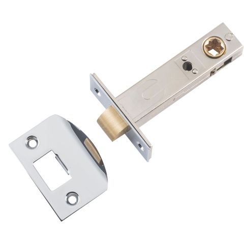 Tradco TRA9581 Tube Latch Splt Cam 'd' Strike Chrome Plate Bset 70mm
