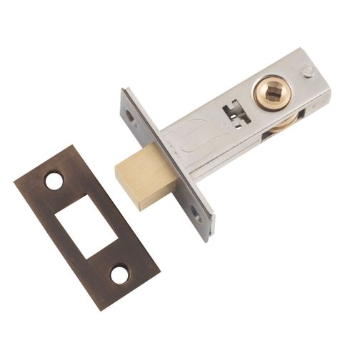 Tradco TRA9591 Privacy Bolt Antique Brass Backset 45mm