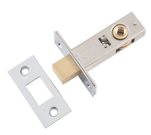TRADCO PRIVACY BOLT CHROME PLATED BACKSET 45MM