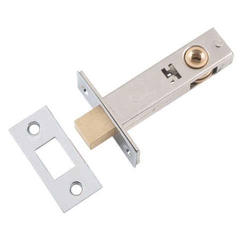 Tradco TRA9598 Privacy Bolt Chrome Plated Backset 60mm