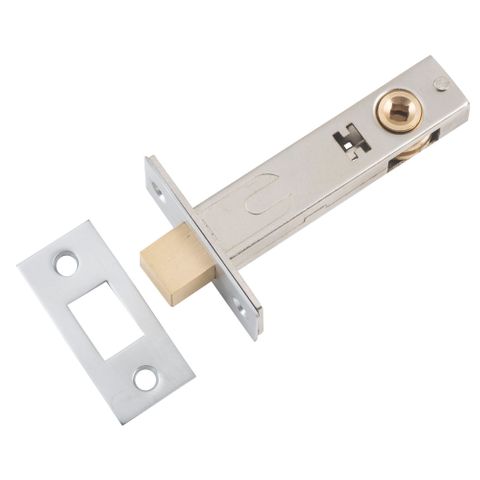 Tradco TRA9602 Privacy Bolt Satin Chrome Backset 70mm