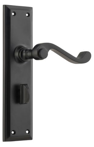 Tradco TRA9610P Door Lever Milton Privacy Pair Matt Black