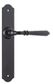 Tradco TRA9620 Door Lever Reims Latch Pair Matt Black H240xw43xp70mm