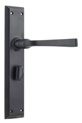 Tradco TRA9626P Door Lever Menton Privacy Pair Matt Black