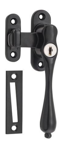Tradco TRA9641 Casement Fastener Locking Teardrop RH Matt Black