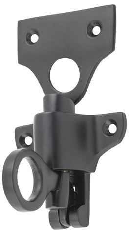 Tradco TRA9653 Fanlight Catch Matt Black H50xw59mm