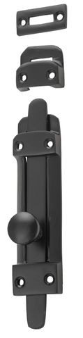 TRADCO TOWER BOLT MATT BLACK H118XW32MM