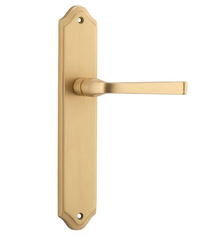 Door TRA15220 Lever Annecy Shouldered Latch B/Brass H240xw50xp65mm