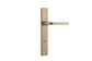 Door TRA15708P85 Lever Annecy Rect Priv B/Brass Ctc85mm H240xw38xp65mm