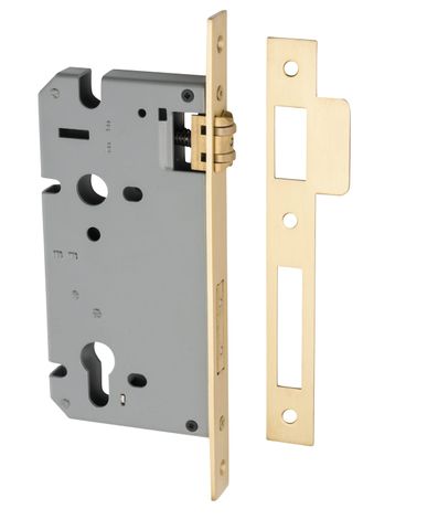 Iver 85mm Euro Roller Mortice Lock 60mm Backset