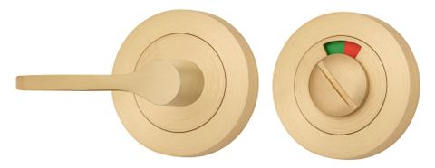 Priv TRA21715 Turn Accessibility With Indicator Rnd B/Brass D52xp31mm