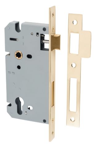 Mort TRA6027 Lock Euro PB Ctc85mm Backset 60mm