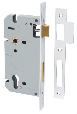Mort TRA6051 Lock Euro CP Ctc85mm Backset 60mm