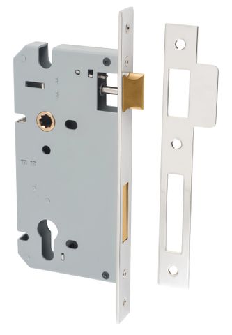 Tradco TRA6091 Mort Lock Euro Pn Ctc85mm Backset 60mm