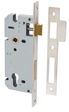Mort TRA6098 Lock Euro Sn Ctc85mm Backset 45mm