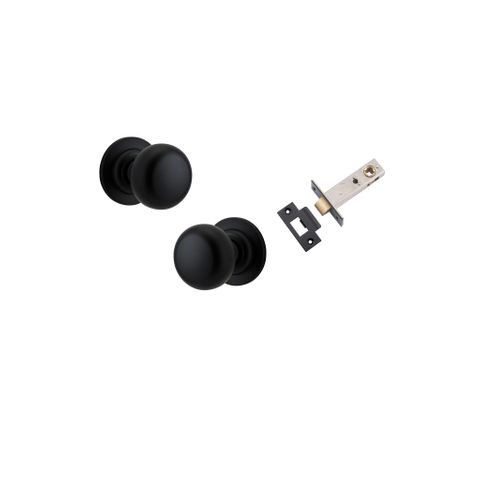 Iver TRA0203KPASS60 Cambridge Knob Round Rose Passage Kit 60mm Backset MB