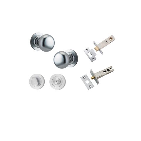Iver TRA0205KPRIV60 Cambridge Knob Round Rose Privacy Kit 60mm Backset Bc