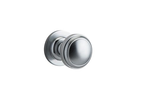 Iver TRA0215 0215 Paddington Door Knob Round Rose Pair C/Fix Bc