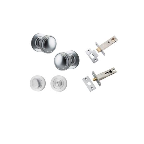 Iver TRA0215KPRIV60 Paddington Knob Round Rose Privacy Kit 60mm Backset Bc
