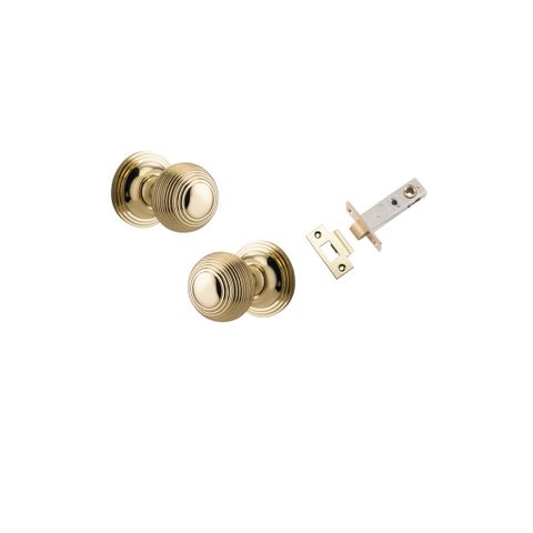 Iver Guildford Round Rose Passage Knob Kit W/ Latch