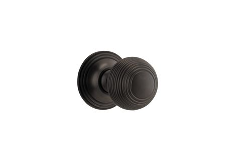 Iver TRA0221 0221 Guildford Door Knob Round Rose Pair C/Fix SB