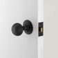 Iver TRA0223 0223 Guildford Door Knob Round Rose Pair C/Fix MB