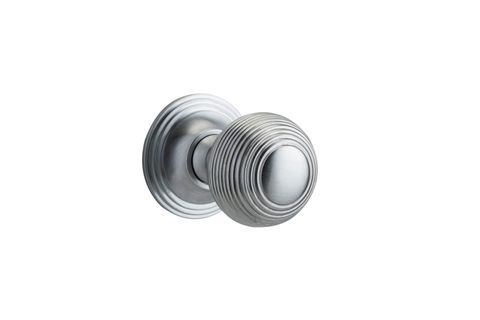 Iver TRA0225 0225 Guildford Door Knob Round Rose Pair C/Fix Bc