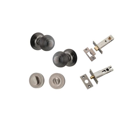 Iver TRA0227KPRIV60 Guildford Knob Round Rose Privacy Kit 60mm Backset Dn
