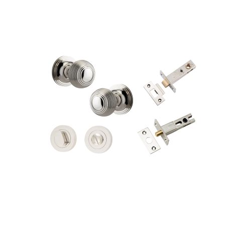 Iver TRA0228KPRIV60 Guildford Knob Round Rose Privacy Kit 60mm Backset Pn