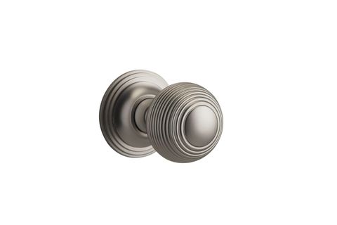 Iver TRA0229 0229 Guildford Door Knob Round Rose Pair C/Fix SN