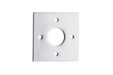 Iver TRA0244 0244 Adaptor Plate Pair Square Rose CP H60xw60mm