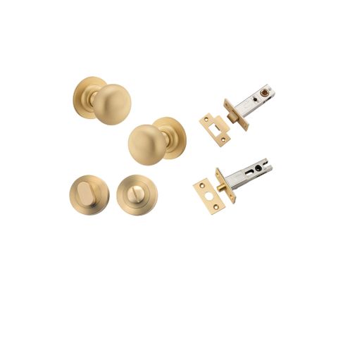 Iver TRA0252KPRIV60 Cambridge Knob Round Rose Privacy Kit 60mm Backset Bb