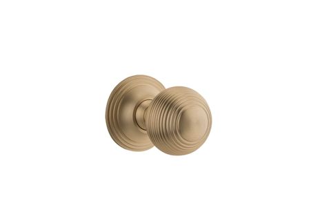 Iver TRA0254 0254 Guildford Door Knob Round Rose Pair C/Fix Bb