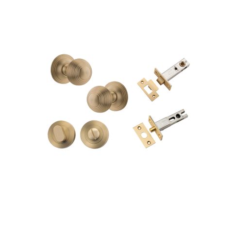 Iver TRA0254KPRIV60 Guildford Knob Round Rose Privacy Kit 60mm Backset Bb