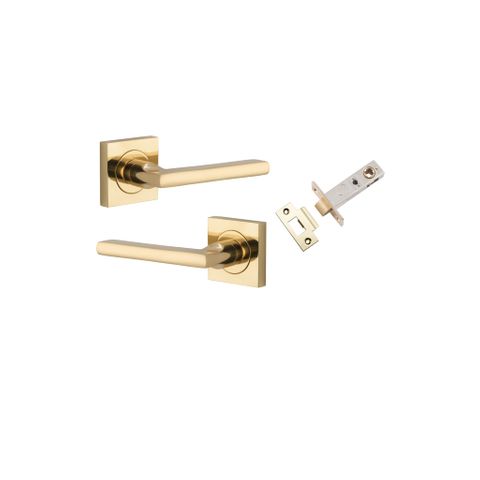 Iver Baltimore Square Rose Passage Lever Kit W/ Latch