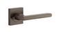 Iver TRA0271KIBPRIV60 Baltimore Door Lever Square Rose Inbuilt Privacy Kit SB