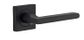 Iver TRA0273 0273 Baltimore Door Lever Square Rose Pair MB