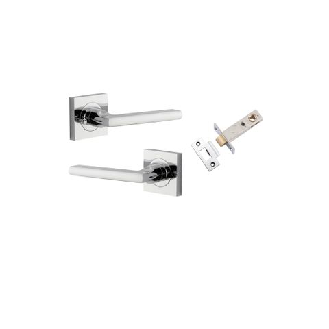 Iver TRA0274KIBPRIV60 Baltimore Door Lever Square Rose Inbuilt Privacy Kit PC