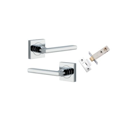 Iver TRA0274KPASS60 Baltimore Door Lever Square Rose Passage Kit PC