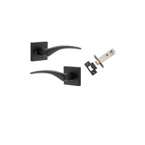 Iver TRA0283KIBPRIV60 Oxford Door Lever Square Rose Inbuilt Privacy Kit MB