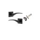 Iver TRA0283KIBPRIV60 Oxford Door Lever Square Rose Inbuilt Privacy Kit MB
