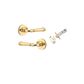 Iver TRA0310KIBPRIV60 Verona Door Lever Round Rose Inbuilt Privacy Kit PB