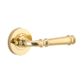 Iver TRA0310KIBPRIV60 Verona Door Lever Round Rose Inbuilt Privacy Kit PB