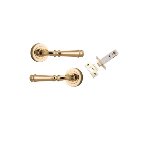 Iver Verona Round Rose Passage Lever Kit W/ Latch
