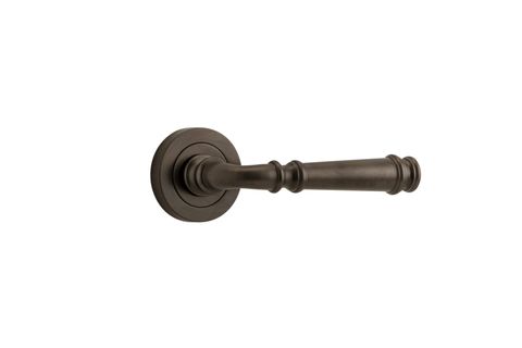 Iver TRA0311 0311 Verona Door Lever Round Rose Pair SB