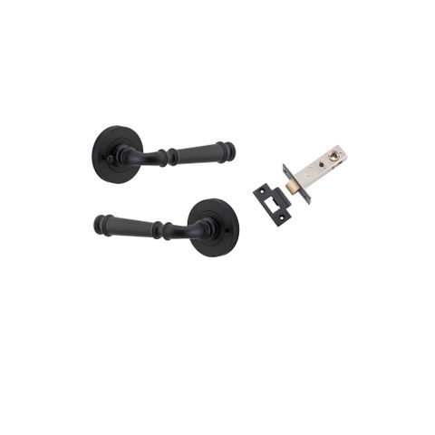 Iver TRA0313KIBPRIV60 Verona Door Lever Round Rose Inbuilt Privacy Kit MB