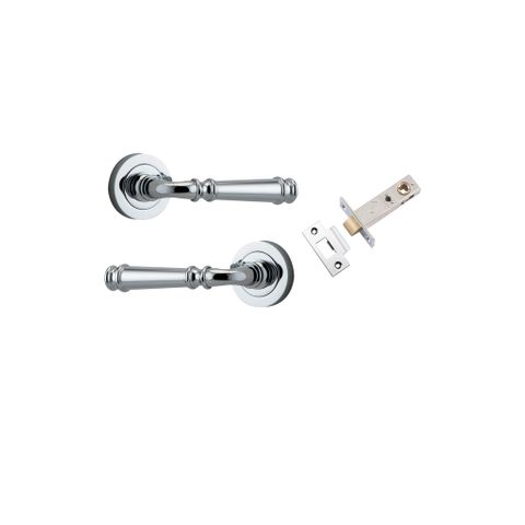 Iver TRA0314KPASS60 Verona Door Lever Round Rose Passage Kit PC