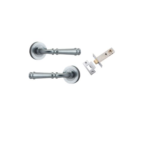 Iver TRA0315KPASS60 Verona Door Lever Round Rose Passage Kit Bc